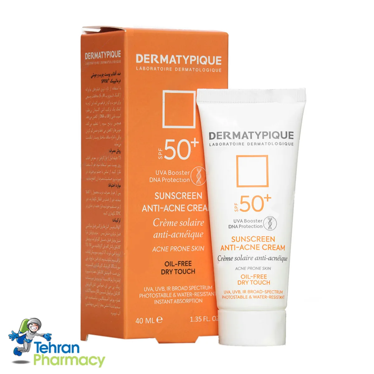 ضد آفتاب پوست چرب و جوش دار درماتیپیک، SPF50